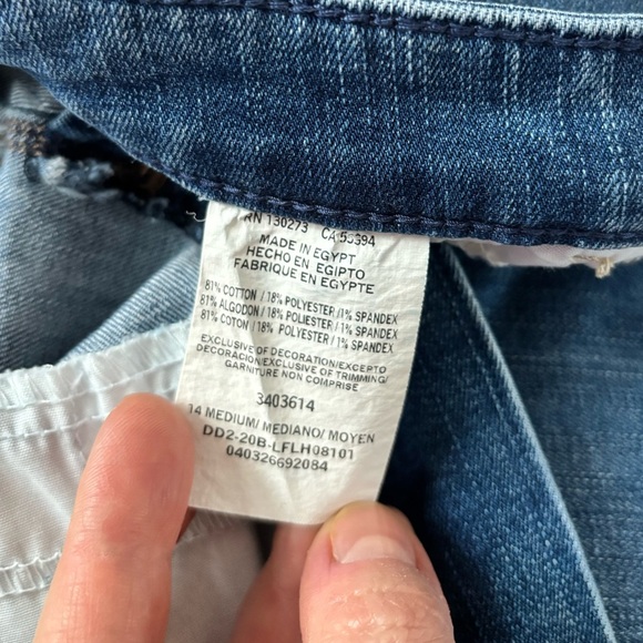 Lee Jeans Relaxed Fit Straight Leg High Rise Wash Blue Size M - Picture 8 of 12